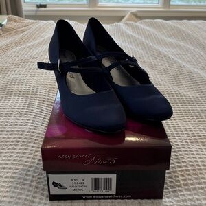 Easy Street Navy Heels for Women
